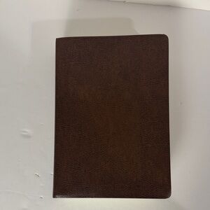 Single Column Journaling Bibles Soft Cover Brown Faux Leather